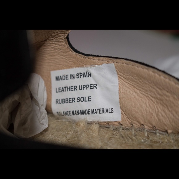 black suede mule shoes Saks Fith Avenue - Picture 4 of 4